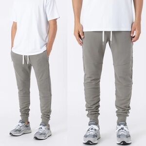 NWT Zanerobe Sureshot Fleece Joggers Moss Mens Size 29 Drop Crotch Elastic Waist